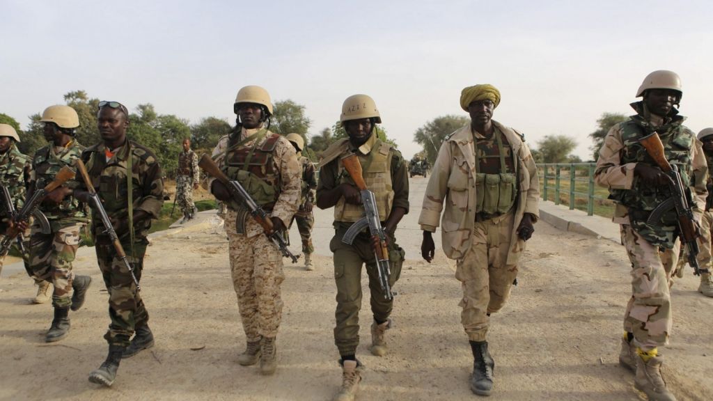 Repentant Boko Haram militants surrender to MNJTF troops [Photo credit: J Penney]