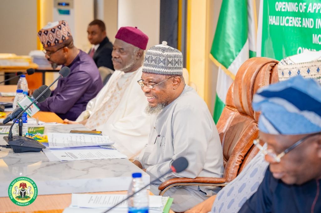 NAHCON chairman, Prof. Abdullahi Saleh at the Nahcon Headquarters, Abuja