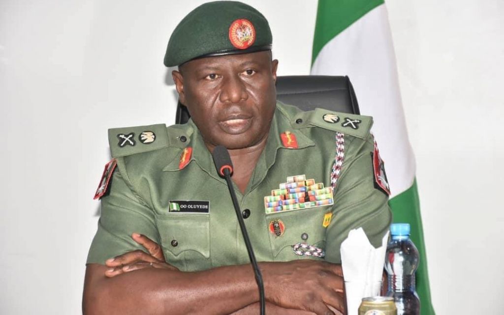 Acting Chief of Army Staff Major General Olufemi Oluyede