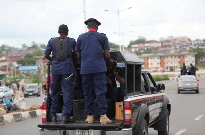 Nigeria Security and Civil Defence Corps (NSCDC) officials