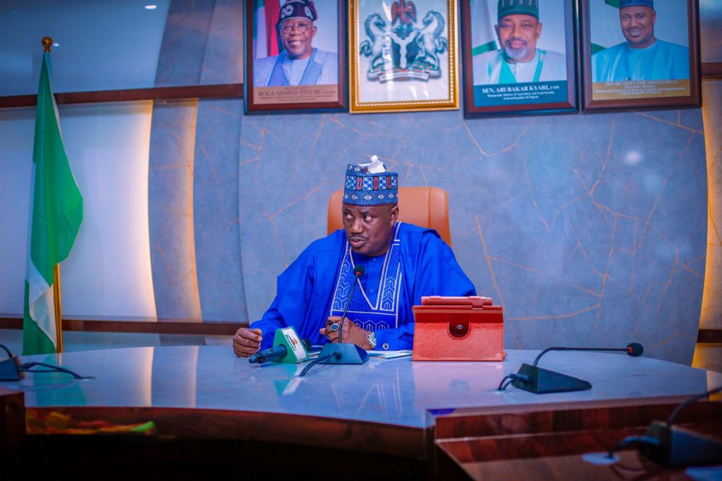 Minister of State for Agriculture, Aliyu Sabi (PHOTO CREDIT: x.com @sabialiyu_ | via https://x.com/sabialiyu_/status/1798720812347986257/photo/2)