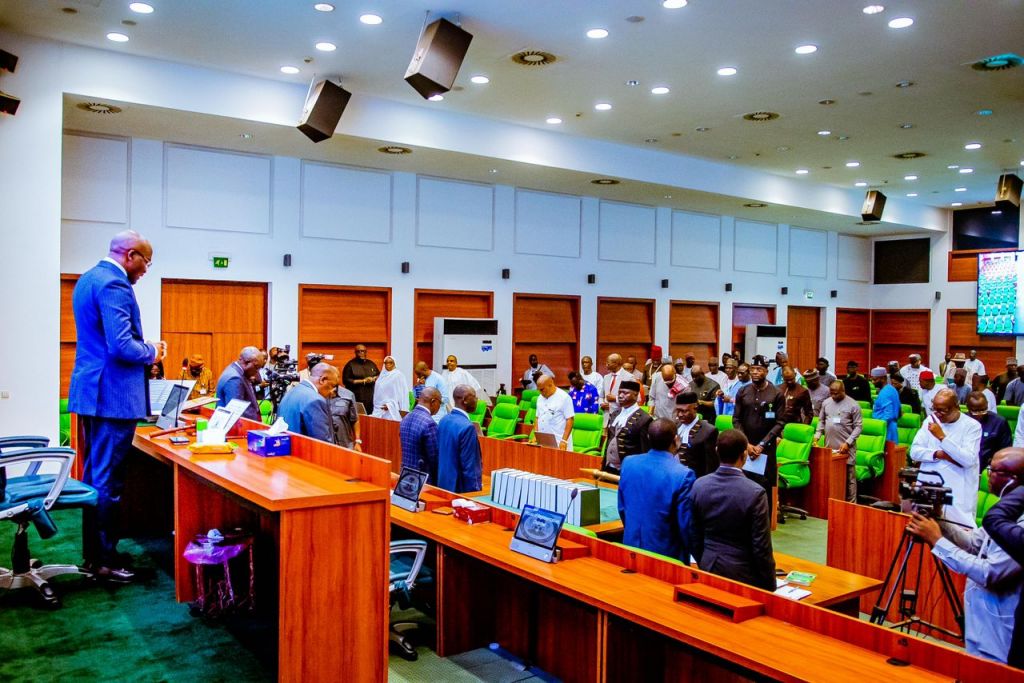 Members of House of Representatives at Plenary [PHOTO: X @HouseNGR]