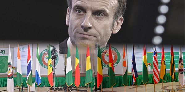 President Emmanuel Macron with ECOWAS Member States