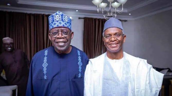 President Bola Tinubu and Former Governor of Kaduna State, Nasir El-Rufai