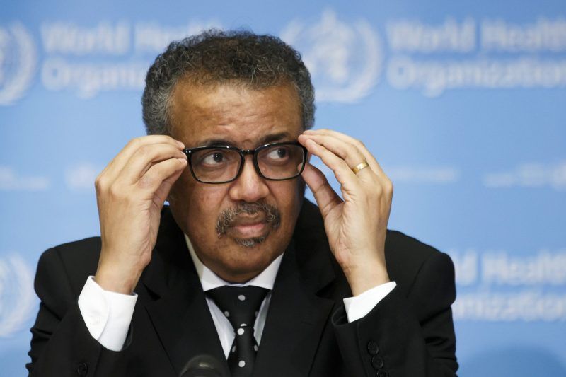 WHO Director-General Tedros Adhanom Ghebreyesus. Salvatore di Nolfi/EPA