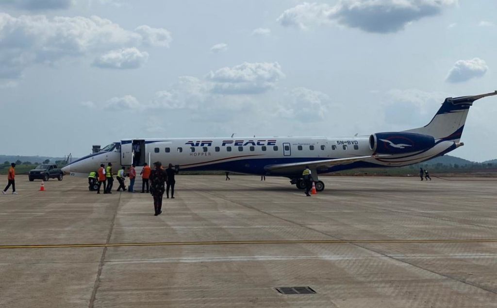 An Air Peace Aircraft