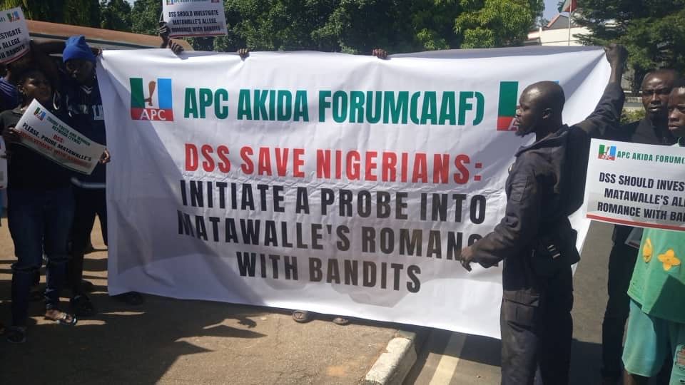 APC Akida Forum storm SSS Headquarters, demands Matawalle’s probe