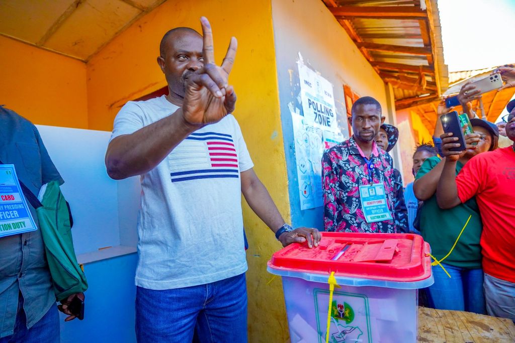 The Minister of Interior, Olubunmi Tunji-Ojo, has hailed the Independent National Electoral Commission (INEC) for exhibiting “high level of professionalism” in the conduct of the Saturday's governorship poll in Ondo State. [PHOTO CREDIT: Official X handle of the minister]