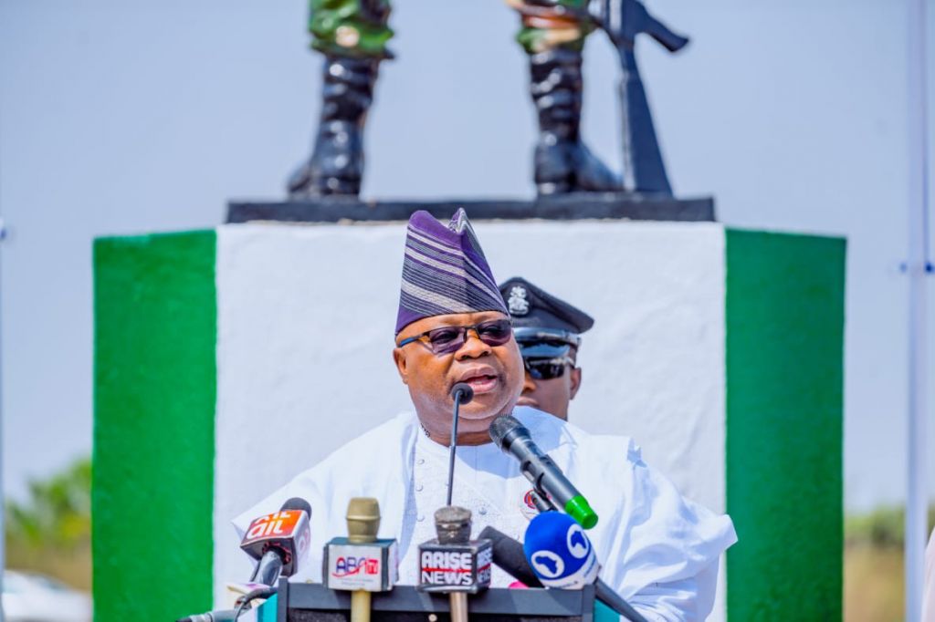 Osun Governor, Ademola Adeleke (PHOTO CREDIT, Osun State Government on Twitter)