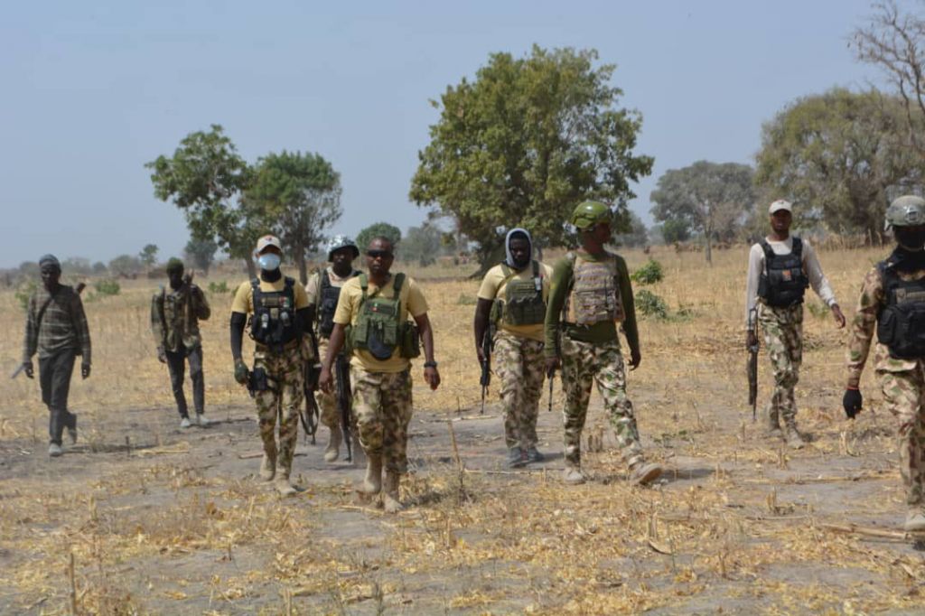 FILE PHOTO: Troops of the Nigerian Army. [PHOTO CREDIT: Official Twitter handle of the Nigeria Army @HQNigerianArmy]