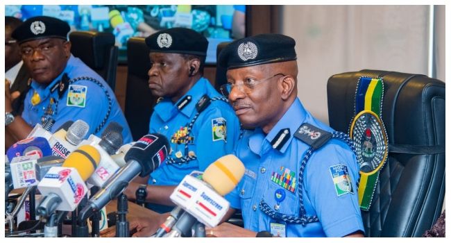 The Inspector-General of Police (IGP), Kayode Egbetokun[PHOTO: TW @PoliceNG]