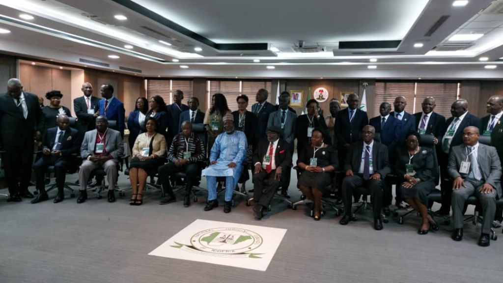 The ECOWAS Judicial Council holds its statutory meeting on Tuesday in Abuja. (PHOTO CREDIT: Ameh Ejekwonyilo)