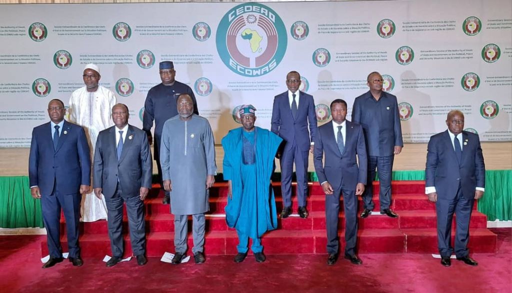 Summit of ECOWAS Heads of State holds in Abuja (PHOTO CREDIT: ECOWAS Facebook page, https://web.facebook.com/story.php?story_fbid=714511654187797&id=100068869073806&mibextid=oFDknk)