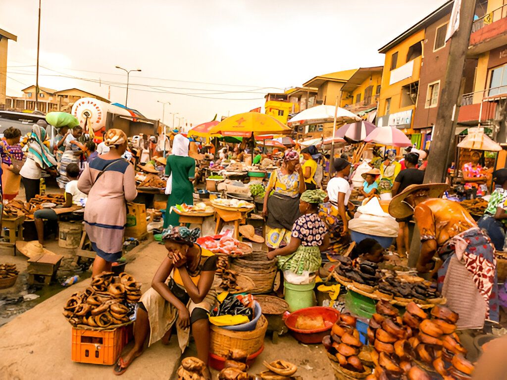 Cross section of a Market