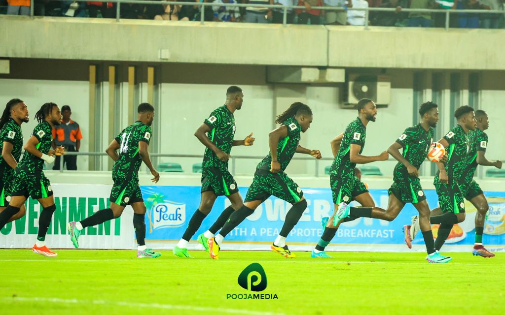 Super Eagles at the qualifiers [PHOTO CREDIT: @PoojaMedia]