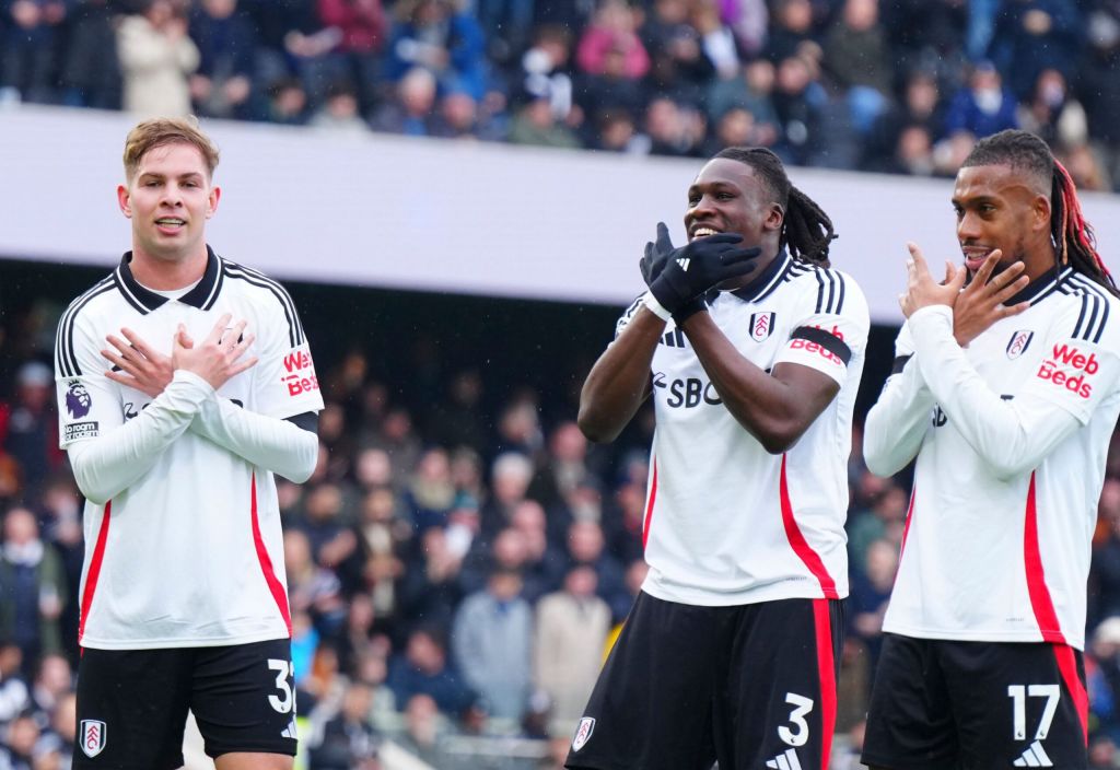 Calvin Bassey celebrating his first goal of the season