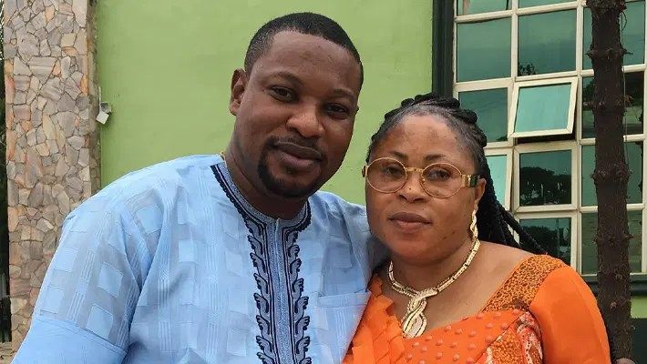 Dare Melody and his late wife, Adedoyin (1)