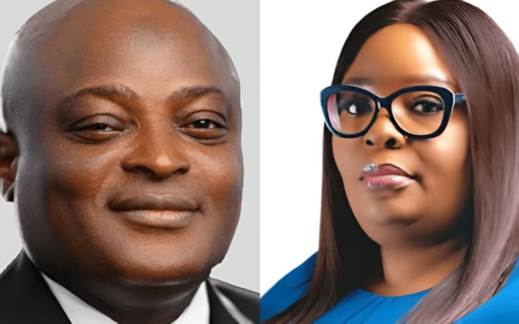 Mudashiru Obasa and Speaker Mojisola Meranda