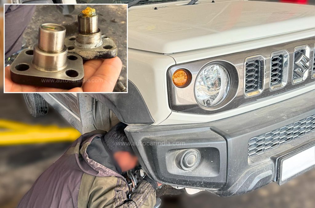 Brake components are being replaced on the Jimny on case-to-case basis.