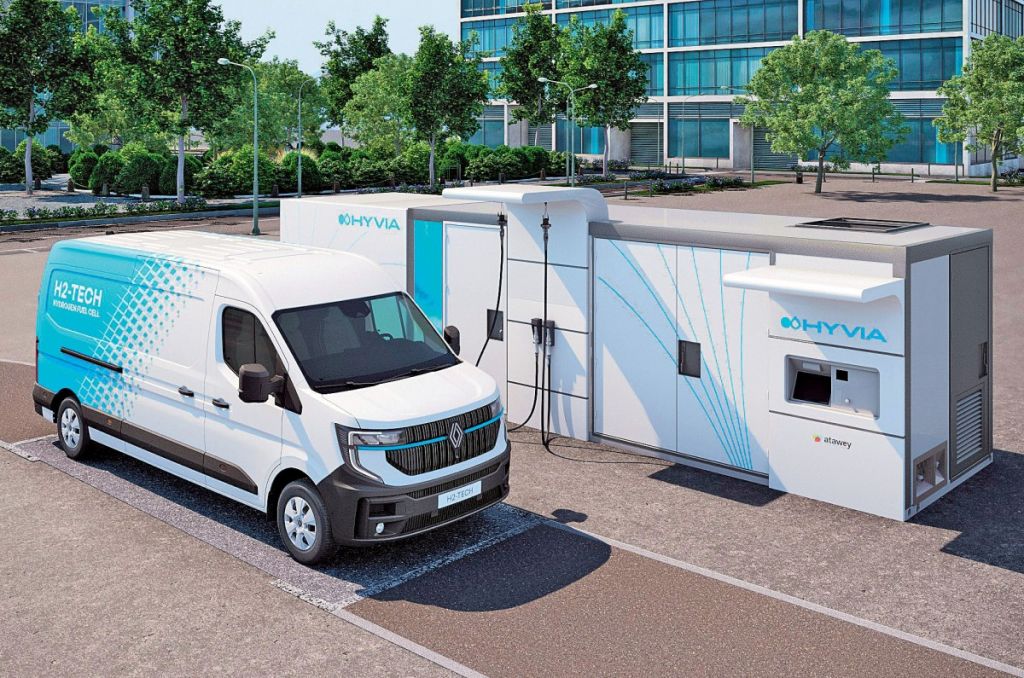 Hyvia’s hydrogen fuelling stations can be set up in 72 hours.