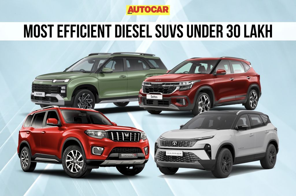 top 10 most fuel efficient diesel SUVs under 30 lakh