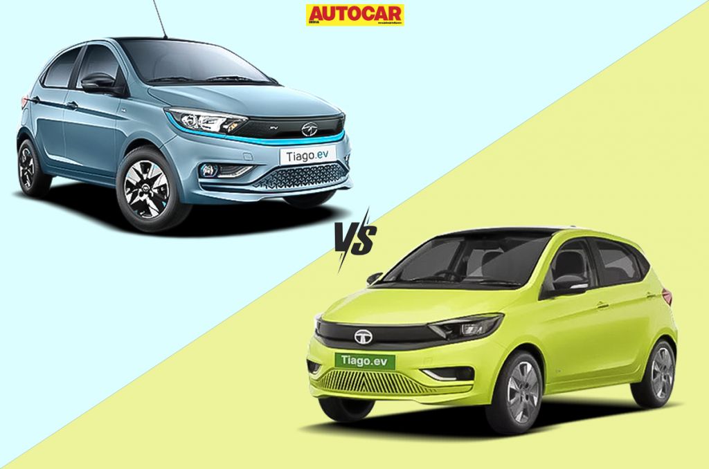 Tata Tiago EV old vs new