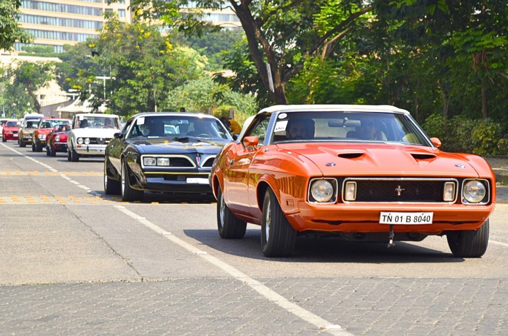 Modern Classic Rally 2023 on the streets on Mumbai