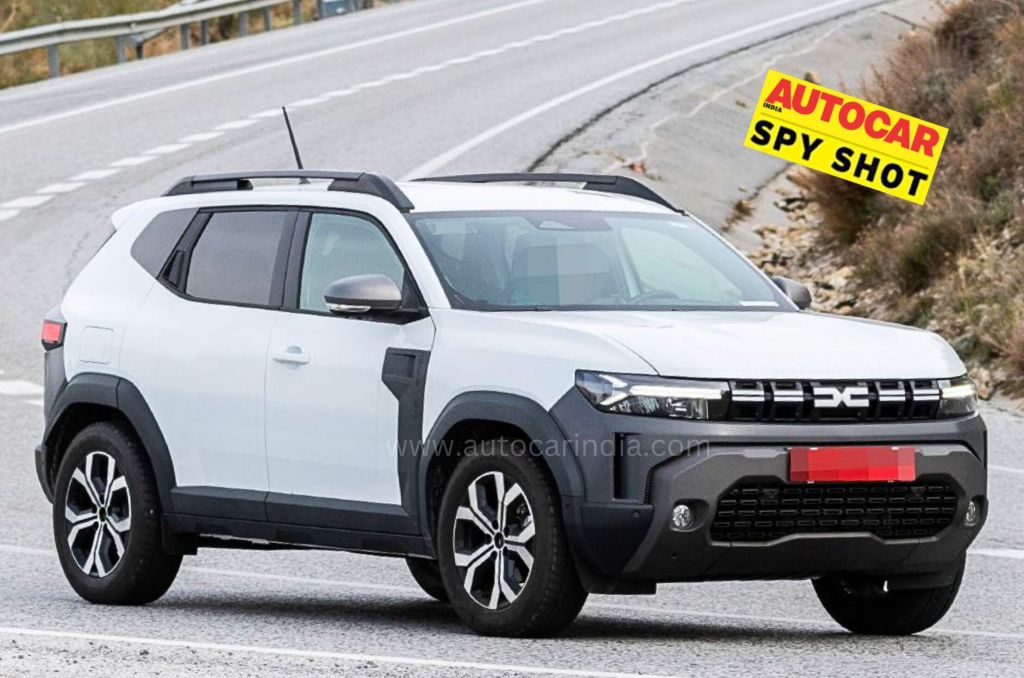 2025 Renault Duster 4x4 with rear e motor front spied