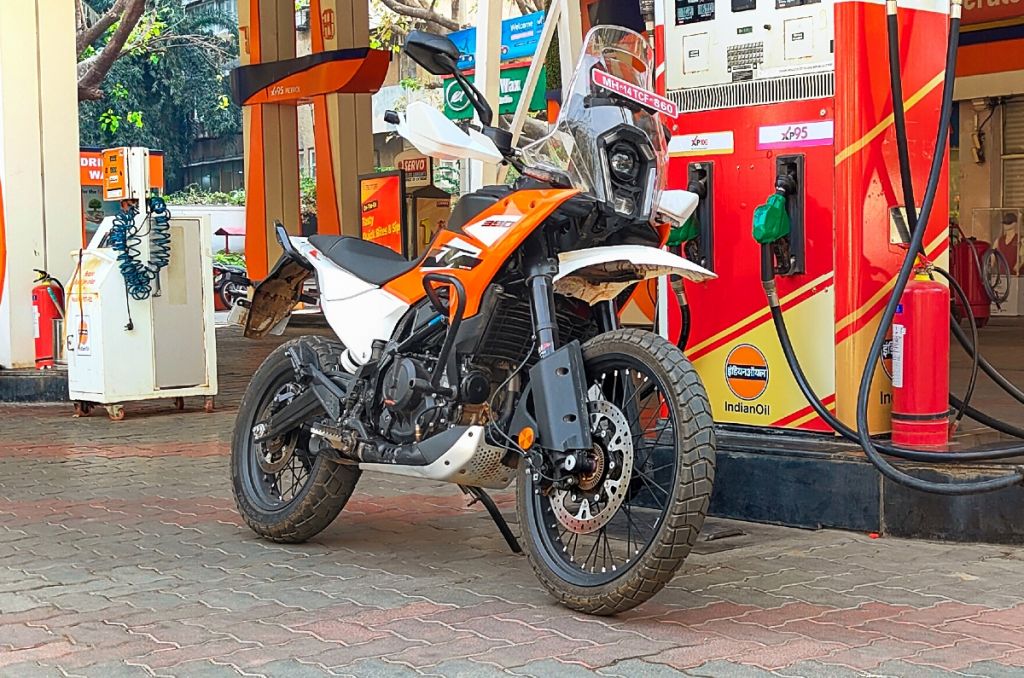 KTM 390 Adventure mileage, fuel efficiency test