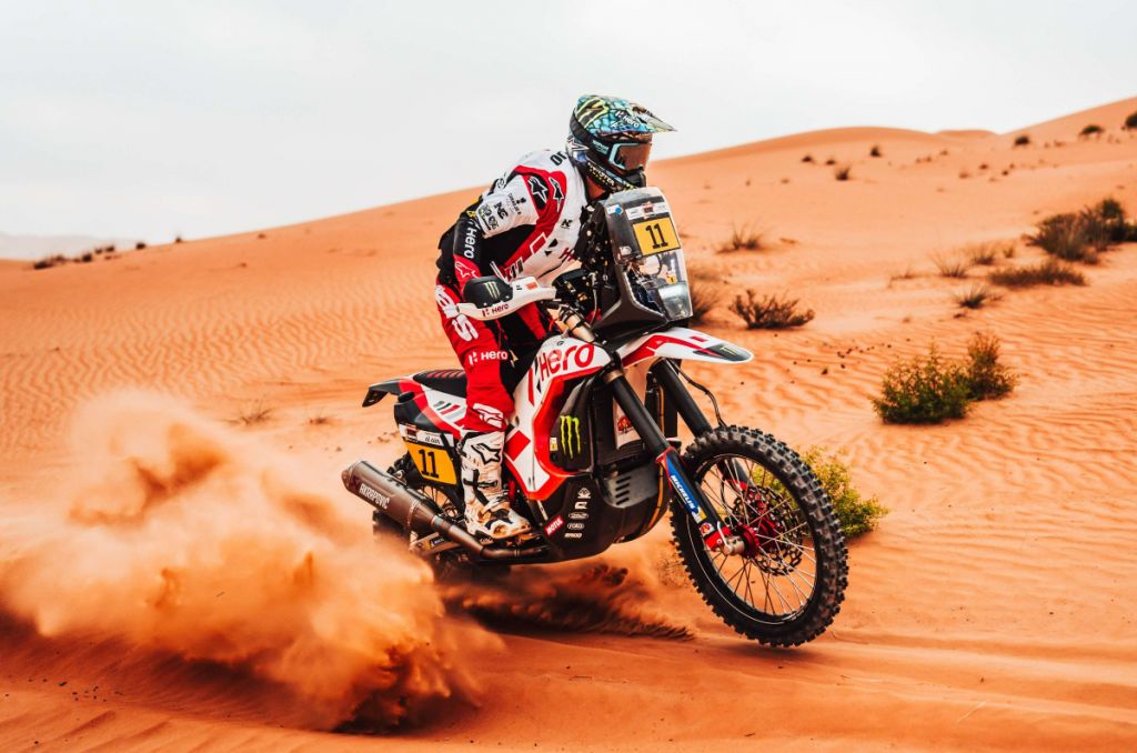 Hero MotoSports Jose Nacho Cornejo at 2025 Abu Dhabi Desert Challenge