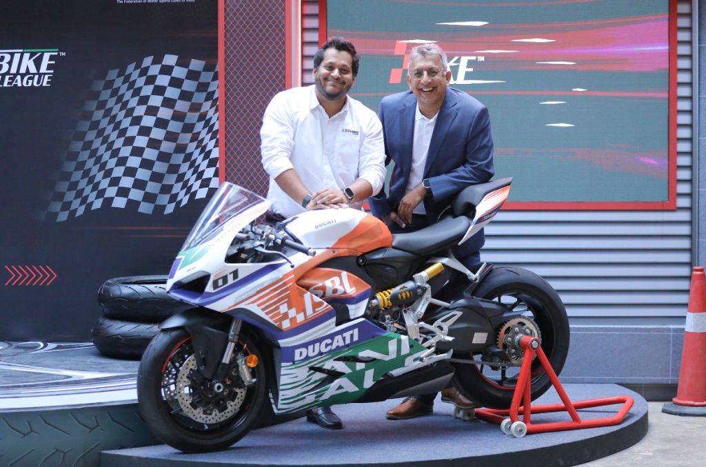 Indian Superbike League Directors Pranav Bakre (left) and Sirish Vissa (right).