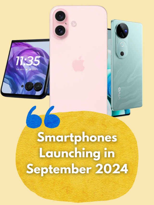 Upcoming smartphones launches in September 2024