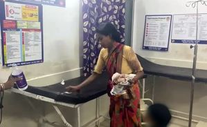 MP: Pregnant woman cleans hospital bed where husband died during treatment