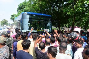 Bhubaneswar residents protest as ‘Mo Bus’ accident leaves girl injured