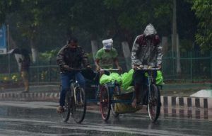 Rainfall in Odisha's Bhubaneswar