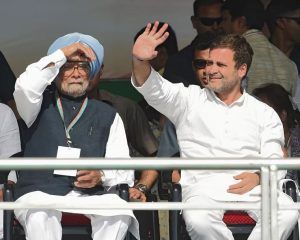 Rahul Gandhi, Manmohan Singh