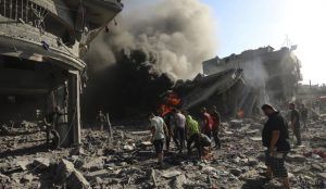 Warplanes strike Gaza refugee camp as Israel rejects US push for pause in fighting